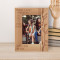 Friendship Is The Only Cement That Will Ever Hold The Cousins Together Personalized Wooden Frame 4" x 6" Brown (Vertical)