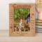Cousins Are Forever Friends Whose Hearts Are Bound Together By The Love Of A Family Personalized Wooden Frame 5" x 7" Brown (Vertical)