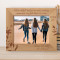 We Didn't Realize We Were Making Memories, We Just Knew We Were Personalized Wooden Frame-10" x 8" Brown Horizontal