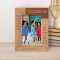 Unlike Friends That Come And Go During Our Lives, Cousins Are There To Stay Forever Personalized Wooden Frame 4" x 6" Brown (Vertical)