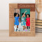 Unlike Friends That Come And Go During Our Lives, Cousins Are There To Stay Forever Personalized Wooden Frame 5" x 7" Brown (Vertical)