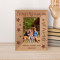Cousins Make The Best Friends Personalized Wooden Frame 3 1/2" x 5" Brown (Vertical)