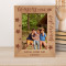 Cousins Make The Best Friends Personalized Wooden Frame 5" x 7" Brown (Vertical)