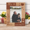My Heart Belongs To My Niece Personalized Wooden Frame 5" x 7" Brown (Vertical)