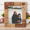 My Heart Belongs To My Niece Personalized Wooden Frame 8" x 10" Brown (Vertical)