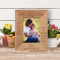 A Niece Is A Gift Personalized Wooden Frame 3 1/2" x 5" Brown (Vertical)