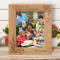 Nieces Are Like Sunshine On A Rainy Day Personalized Wooden Frame 8" x 10" Brown (Vertical)