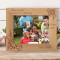 Nieces Are Like Sunshine On A Rainy Day Personalized Wooden Frame-10" x 8" Brown Horizontal