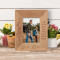 Here Together Or Miles Apart, A Niece Like You Stays In My Heart Personalized Wooden Frame 3 1/2" x 5" Brown (Vertical)