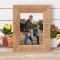 Here Together Or Miles Apart, A Niece Like You Stays In My Heart Personalized Wooden Frame 5" x 7" Brown (Vertical)