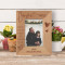 Love My Niece Personalized Wooden Frame 3 1/2" x 5" Brown (Vertical)