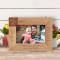Niece Your Sweet Smile And Magical Ways Bring Happiness Personalized Wooden Frame-6" x 4" Brown Horizontal