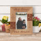 My Little Princess You Totally Rule My Heart Personalized Wooden Frame 3 1/2" x 5" Brown (Vertical)