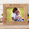 My Niece Personalized Wooden Frame-10" x 8" Brown Horizontal