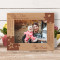 My Niece You Shine Like The Stars Love And Light Personalized Wooden Frame-7" x 5" Brown Horizontal