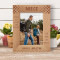 Niece You Are Full Of Love And Surprises Personalized Wooden Frame 5" x 7" Brown (Vertical)