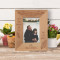 Nieces Bring Happiness And Joy Personalized Wooden Frame 3 1/2" x 5" Brown (Vertical)