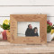 Nieces Bring Happiness And Joy Personalized Wooden Frame-5" x 3 1/2" Brown Horizontal