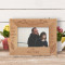 Nieces Bring Happiness And Joy Personalized Wooden Frame-6" x 4" Brown Horizontal