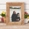 Nieces Bring Happiness And Joy Personalized Wooden Frame 5" x 7" Brown (Vertical)
