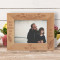 Nieces Bring Happiness And Joy Personalized Wooden Frame-7" x 5" Brown Horizontal