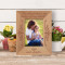 My Little Princess You Totally Rule My Heart Personalized Wooden Frame 3 1/2" x 5" Brown (Vertical)