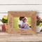 My Little Princess You Totally Rule My Heart Personalized Wooden Frame-5" x 3 1/2" Brown Horizontal