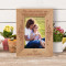My Little Princess You Totally Rule My Heart Personalized Wooden Frame 4" x 6" Brown (Vertical)
