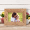 My Little Princess You Totally Rule My Heart Personalized Wooden Frame-6" x 4" Brown Horizontal