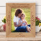 My Little Princess You Totally Rule My Heart Personalized Wooden Frame 8" x 10" Brown (Vertical)