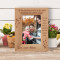 In The Grueling Journey Of Life, When Everything Else Wishes Away Personalized Wooden Frame 4" x 6" Brown (Vertical)