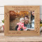 In The Grueling Journey Of Life, When Everything Else Wishes Away Personalized Wooden Frame-10" x 8" Brown Horizontal