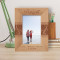 For A Lovely Parents Personalized Wooden Frame 4" x 6" Brown (Vertical)