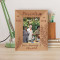 Best Parents Ever Personalized Wooden Frame 3 1/2" x 5" Brown (Vertical)