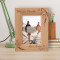 We Love Parents Personalized Wooden Frame 4" x 6" Brown (Vertical)