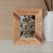 Of Blessed Memory Personalized Wooden Frame 3 1/2" x 5" Brown (Vertical)