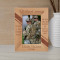 Of Blessed Memory Personalized Wooden Frame 4" x 6" Brown (Vertical)