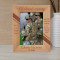 Of Blessed Memory Personalized Wooden Frame 5" x 7" Brown (Vertical)