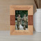 There Is Nothing Nobler Than Risking Personalized Wooden Frame 4" x 6" Brown (Vertical)