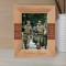 There Is Nothing Nobler Than Risking Personalized Wooden Frame 5" x 7" Brown (Vertical)