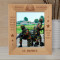 A Hero Is Someone Who Has Given His Or Her Life To Something Bigger Than Oneself Personalized Wooden Frame 8" x 10" Brown (Vertical)