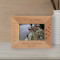 For The Love Of Country, They Accepted Death Personalized Wooden Frame-5" x 3 1/2" Brown Horizontal