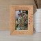 For The Love Of Country, They Accepted Death Personalized Wooden Frame 4" x 6" Brown (Vertical)