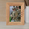 For The Love Of Country, They Accepted Death Personalized Wooden Frame 5" x 7" Brown (Vertical)