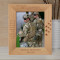For The Love Of Country, They Accepted Death Personalized Wooden Frame 8" x 10" Brown (Vertical)