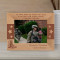 The Brave Never Die Personalized Wooden Frame-7" x 5" Brown Horizontal