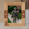 The Brave Never Die Personalized Wooden Frame 8" x 10" Brown (Vertical)