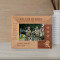 Fallen Heroes Are A Symbol Of What Makes Our Nation Great Personalized Wooden Frame-5" x 3 1/2" Brown Horizontal