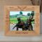 For The Love Of Country They Accepted Death Personalized Wooden Frame-10" x 8" Brown Horizontal