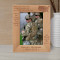And They Who For Their Country Die Shall Fill An Honored Grave Personalized Wooden Frame 5" x 7" Brown (Vertical)